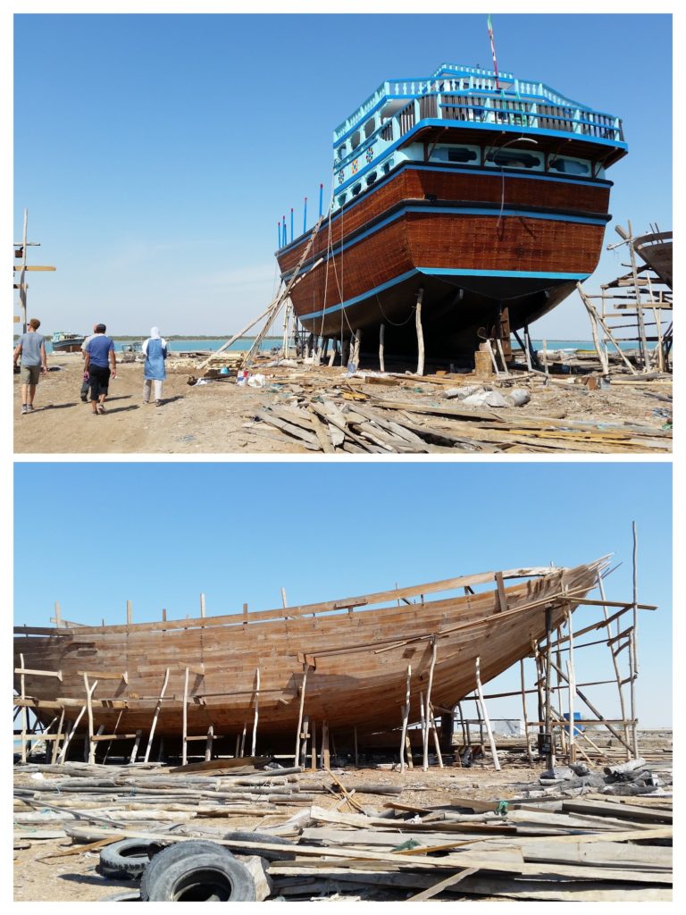 Boat building yards