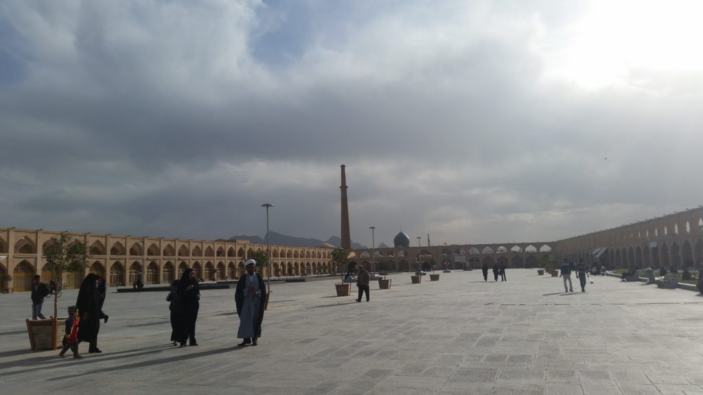 A square near the Friday Mosque, Esfahan.