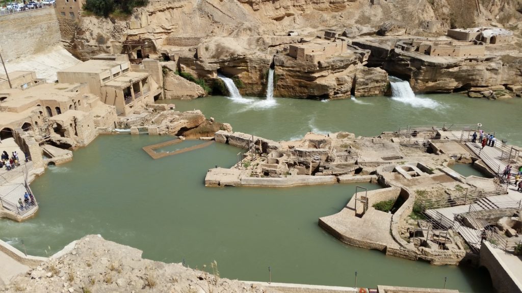 Shushtar hydraulic system, from above.