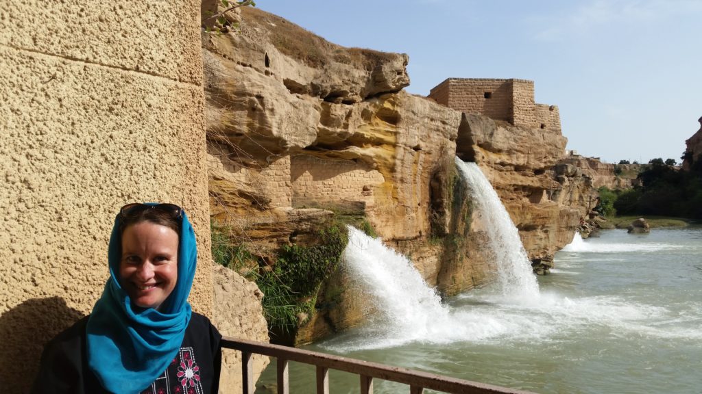 As you can see, I was pretty happy to be in this most beauitful place! Shushtar.