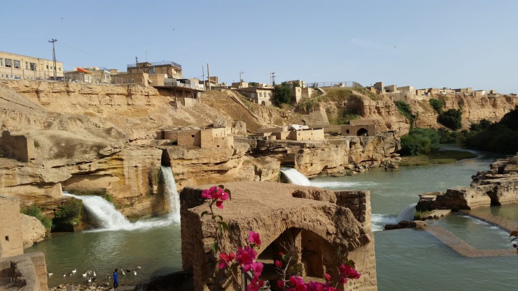 Pretty flowers & waterfalls, Shushtar.